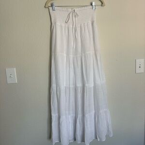Tiered maxi skirt
